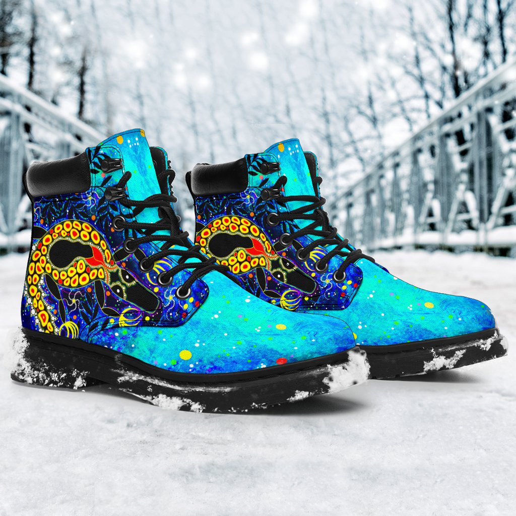 aboriginal-all-season-boots-indigenous-crocodile