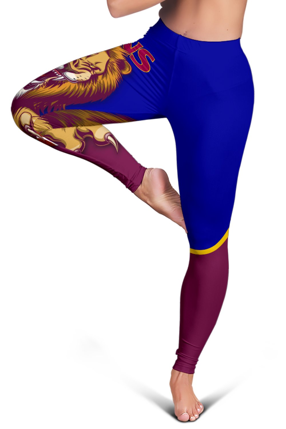 brisbane-womens-leggings-lions-three-stripes