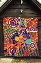 aboriginal-premium-quilt-australian-map-dot-painting