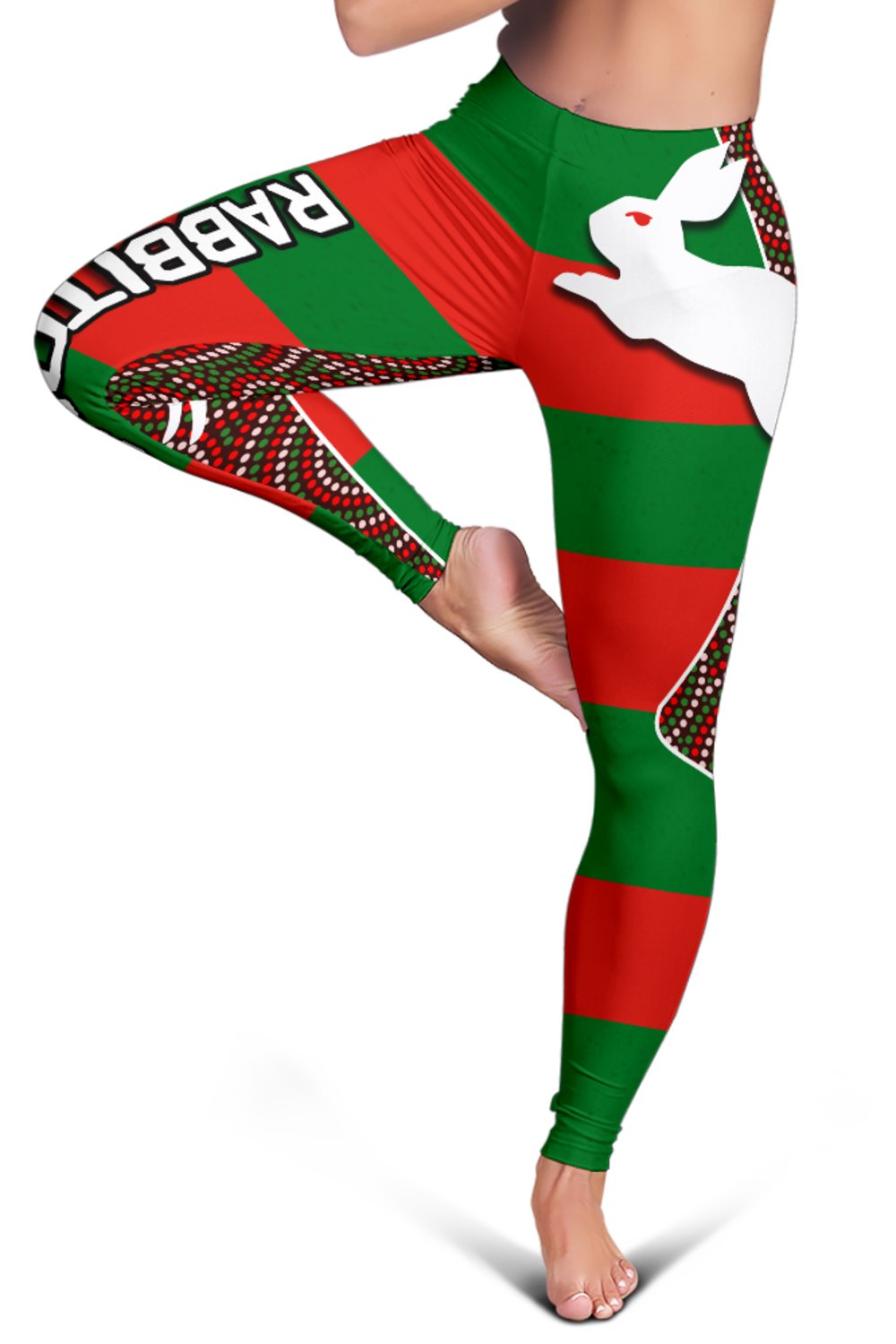 rabbitohs-womens-leggings