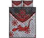 aboriginal-quilt-bed-set-indigenous-boomerang-and-lizard-art