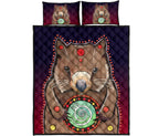 aboriginal-quilt-cover-set-wombat-painting-circle-patterns
