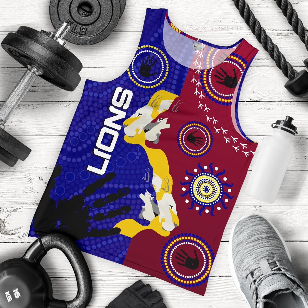 naidoc-brisbane-lions-men-tank-top-indigenous-style