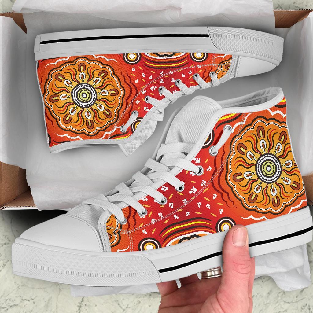 aboriginal-high-top-shoes-indigenous-art-patterns-ver01