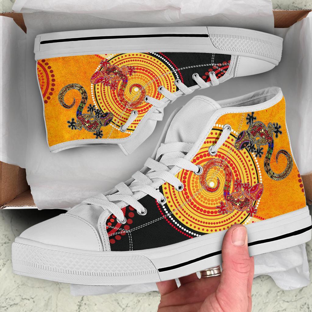 aboriginal-high-top-shoe-couple-aboriginal-lizards