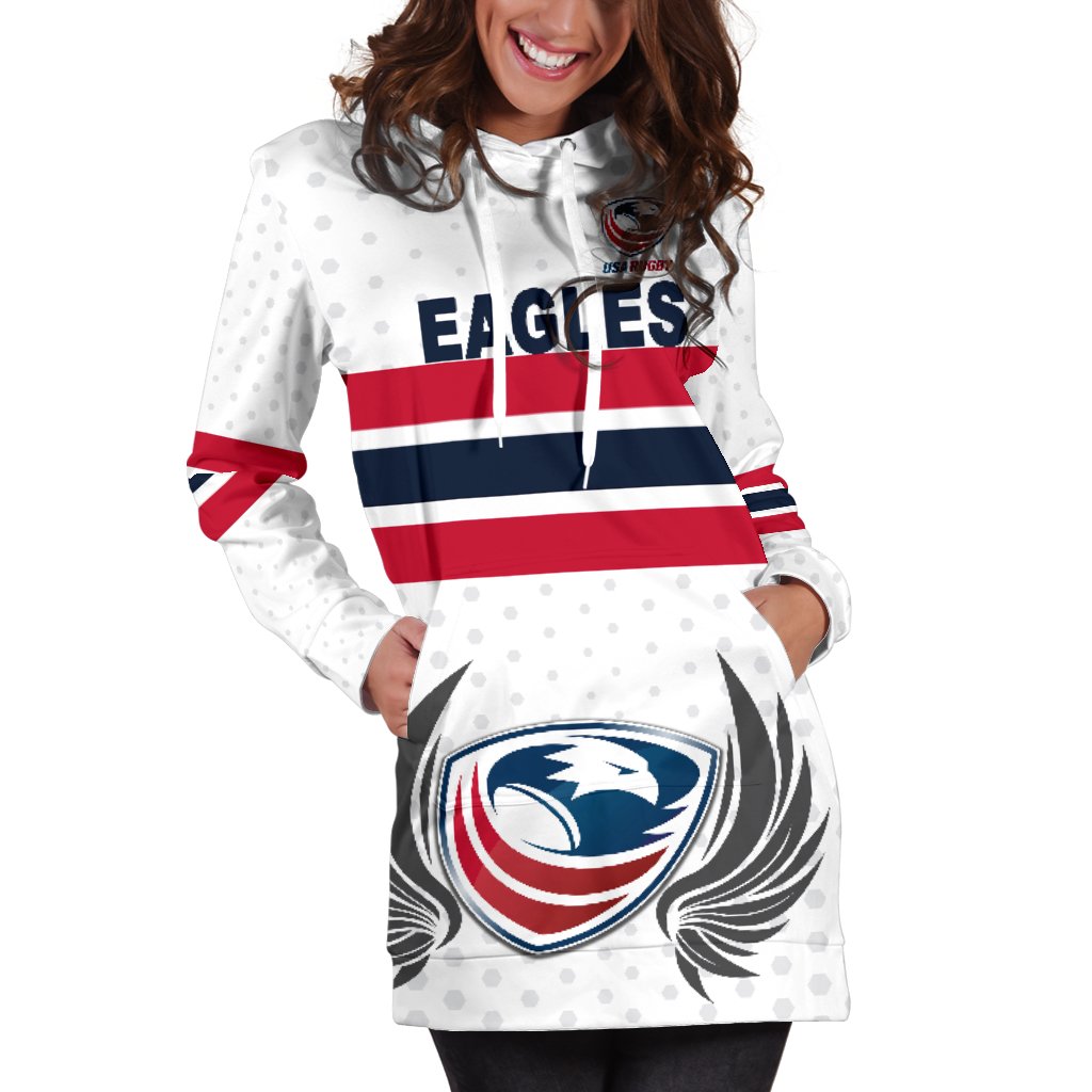 usa-rugby-womens-hoodie-dress-eagles-simple-style-white