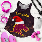 Brisbane Women Racerback Tank Broncos Christmas - Vibe Hoodie