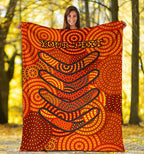 aboriginal-personalised-premium-blanket-aboriginal-boomerangs-and-dot-circle