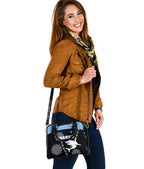 Cronulla Shoulder Handbag Sharks Simple Indigenous - Black | Vibe Hoodie.co