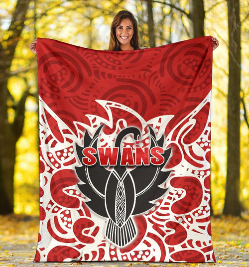 sydney-premium-blanket-simple-indigenous-swans