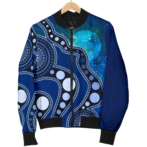 aboriginal-mens-bomber-jacket-australia-indigenous-flag-circle-dot-painting-art-blue