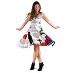 Australia Roosters Women's Dress Anzac Day - Three Tiles Style - Vibe Hoodie