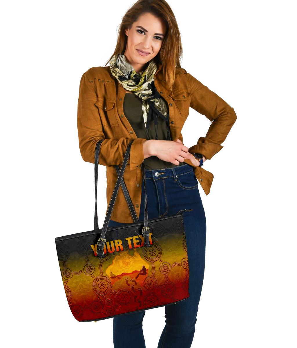 custom-aboriginal-leather-tote-bag-australian-map-with-indigenous-color