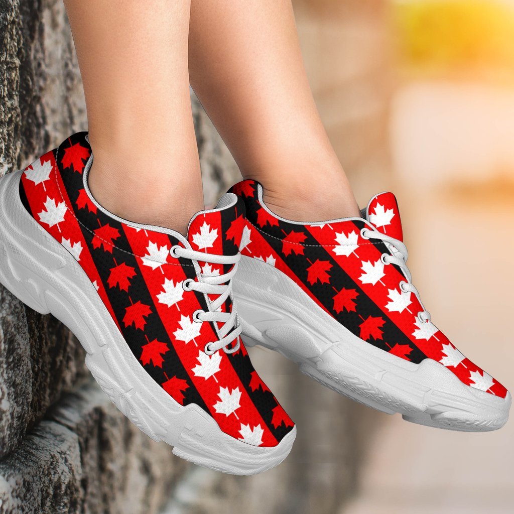 canada-pattern-chunky-sneakers