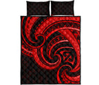 new-zealand-maori-mangopare-quilt-bed-set-polynesian-red