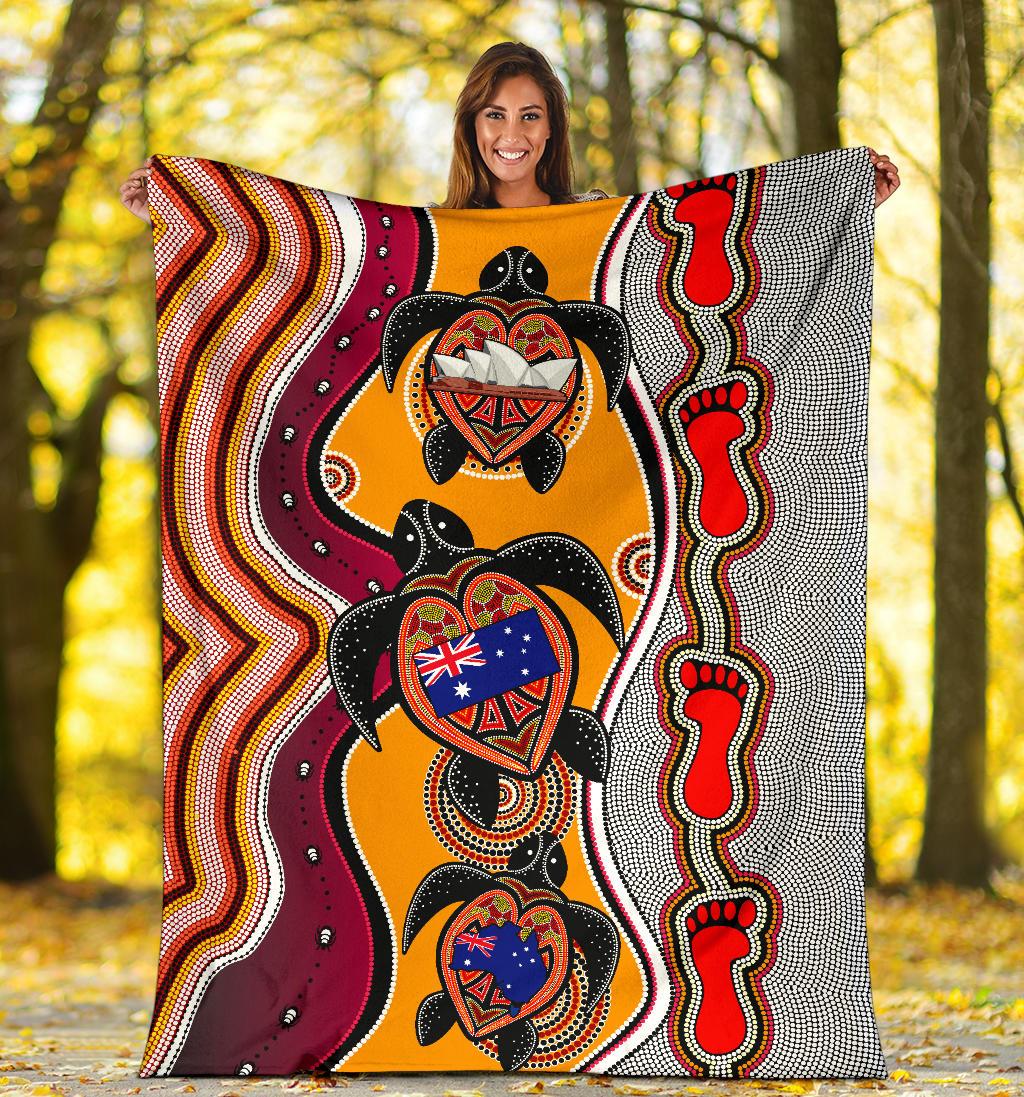 premium-blanket-aboriginal-patterns-premium-blanket-turtle-women