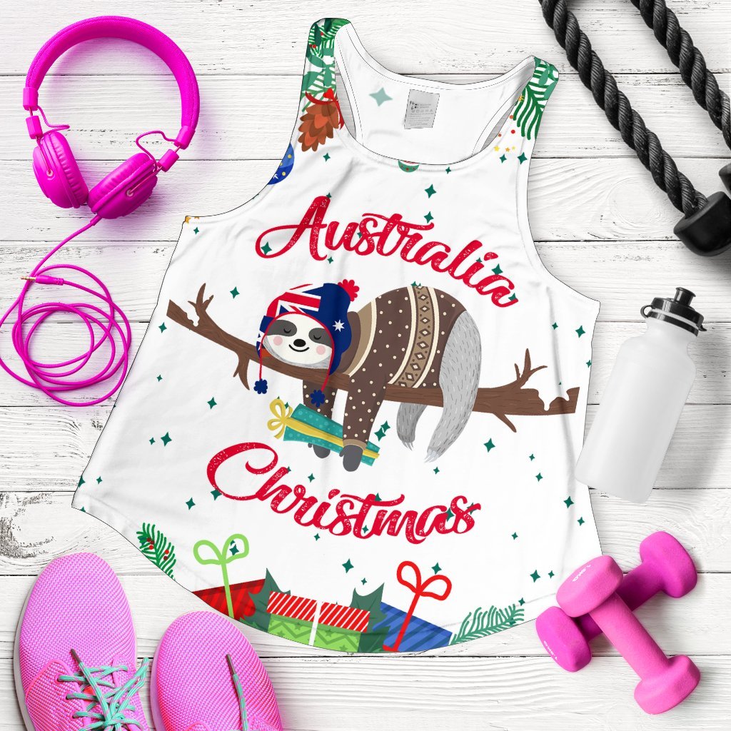 Christmas Women's Racerback Tank - Merry Christmas - Vibe Hoodie