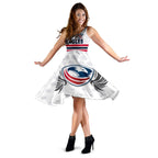 USA Rugby Eagles Women's Dress Simple Style - White - Vibe Hoodie