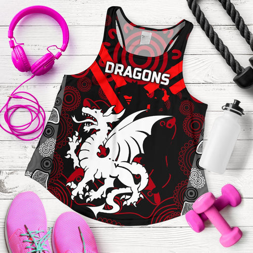 Dragons Women's Racerback Tank St. George Aboriginal - Vibe Hoodie