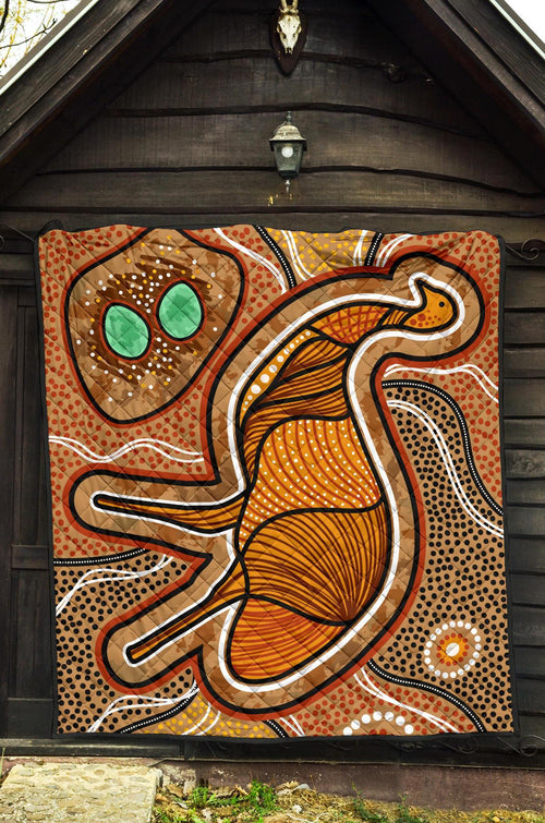 aboriginal-premium-quilt-indigenous-emu-vintage-stye