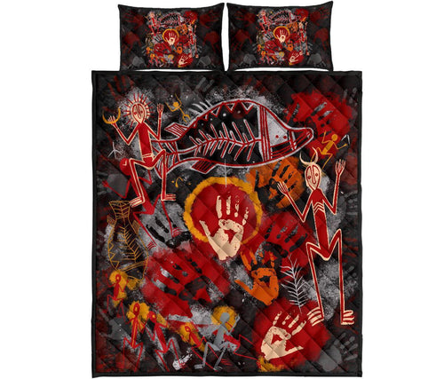 aboriginal-quilt-bed-set-indigenous-fish-hand-art