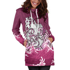 maori-manaia-the-blue-sea-womens-hoodie-dress-pink