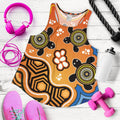 Aboriginal Women's Racerback Tank  - Indigenous Art Patterns Ver04 - Vibe Hoodie