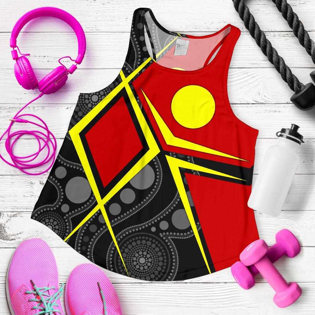 Aboriginal Women's Racerback Tank - Indigenous Legend - Vibe Hoodie
