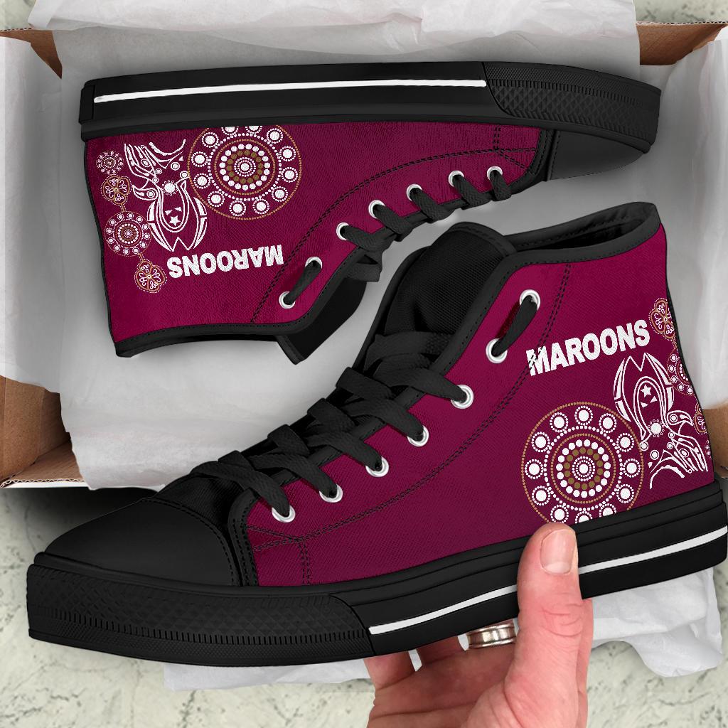 queensland-high-top-shoe-maroons-simple-indigenous