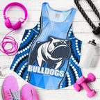 Bulldogs Women's Racerback Tank Indigenous Snappy - Vibe Hoodie