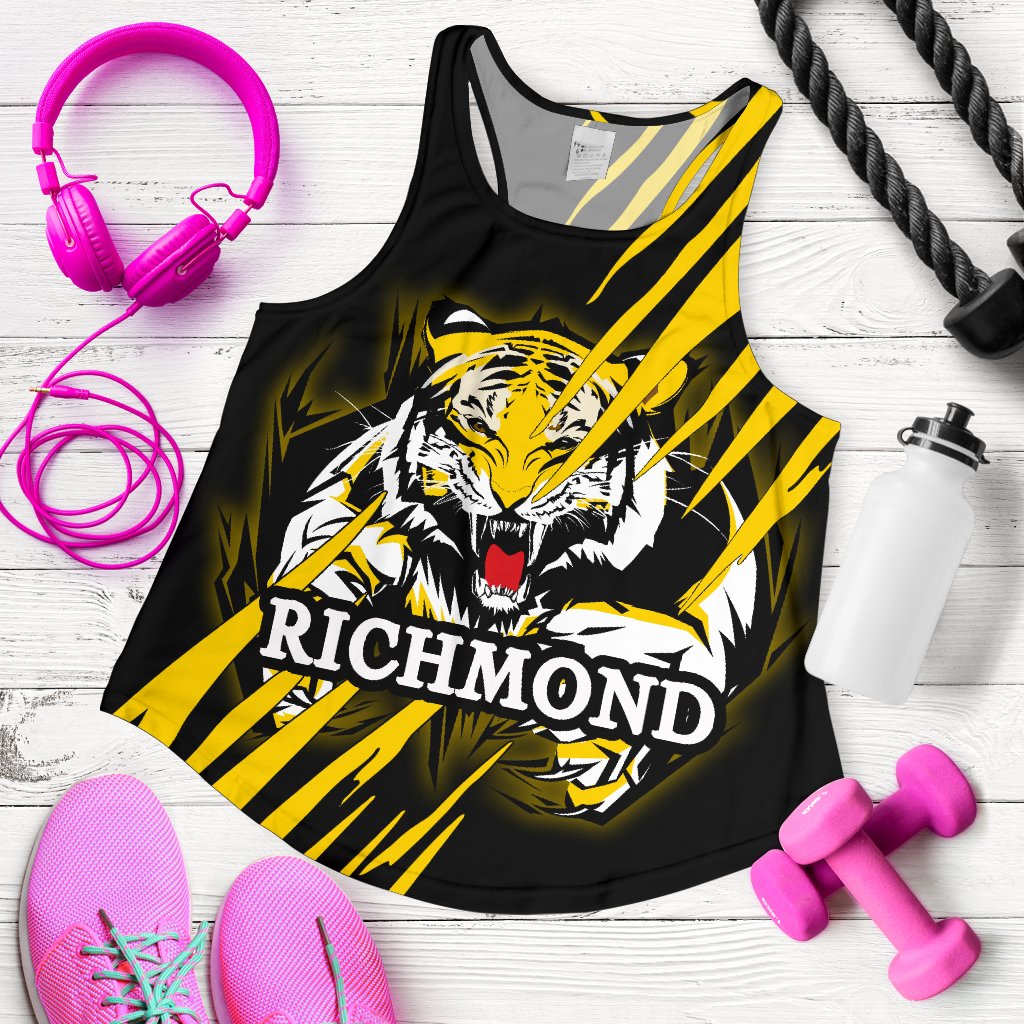 Richmond Tigers Women's Racerback Tank - Vibe Hoodie