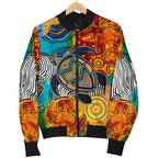 aboriginal-womens-bomber-jacket-turtle-indigenous-art