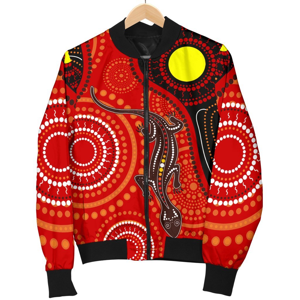aboriginal-womens-bomber-jacket-australia-lizard-dot-painting-art