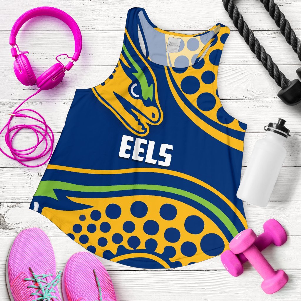 Parramatta Women Racerback Tank Eel - Vibe Hoodie