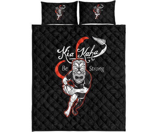 rugby-kia-kaha-be-strong-quilt-bed-set-black-version-2