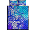 aboriginal-quilt-bed-set-sea-turtle-with-indigenous-patterns-blue