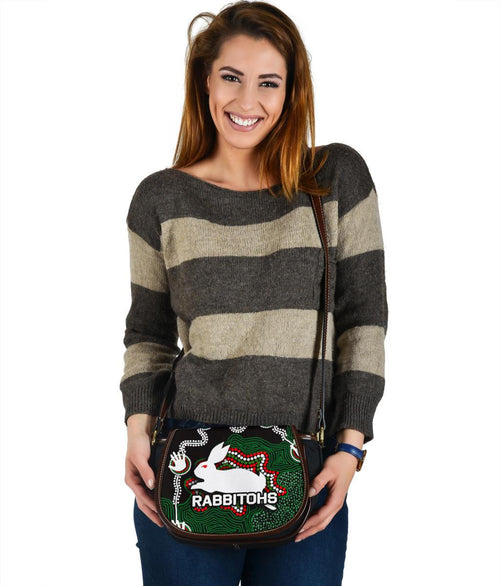 rabbitohs-leather-saddle-bag-aboriginal-2