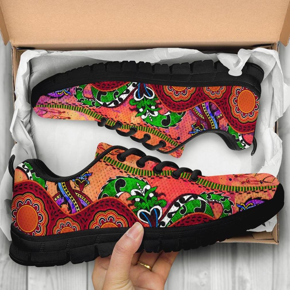 aboriginal-sneakers-aussie-indigenous-patterns-orange