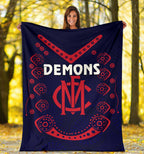 melbourne-demons-indigenous-premium-blanket-football