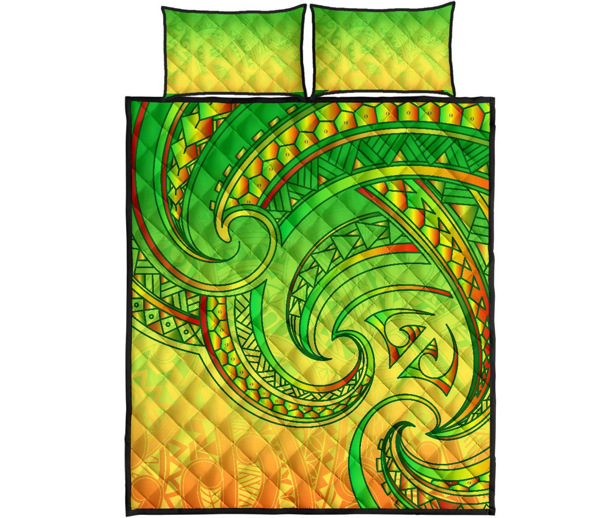 new-zealand-maori-mangopare-quilt-bed-set-polynesian-rasta