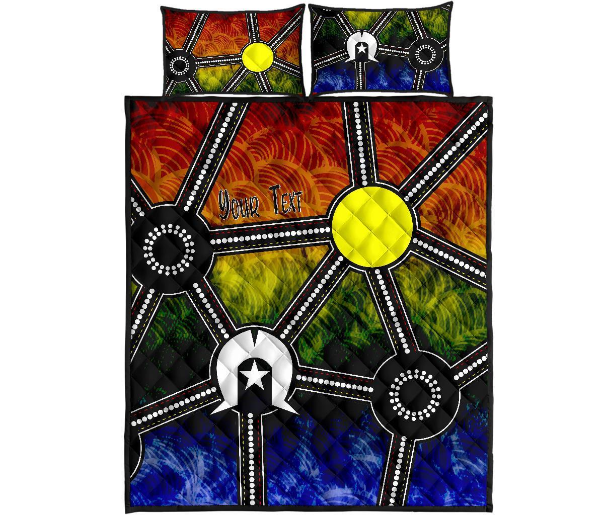 custom-naidoc-week-2021-quilt-bed-set-aboriginal-geometric-style