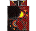aboriginal-quilt-bed-set-australia-flag-dot-painting-art