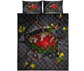 wales-quilt-bed-set-welsh-dragon-daffodil-lava