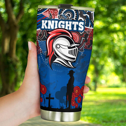 custom-personalised-knights-tumbler-newcastle-anzac-day-aboriginal