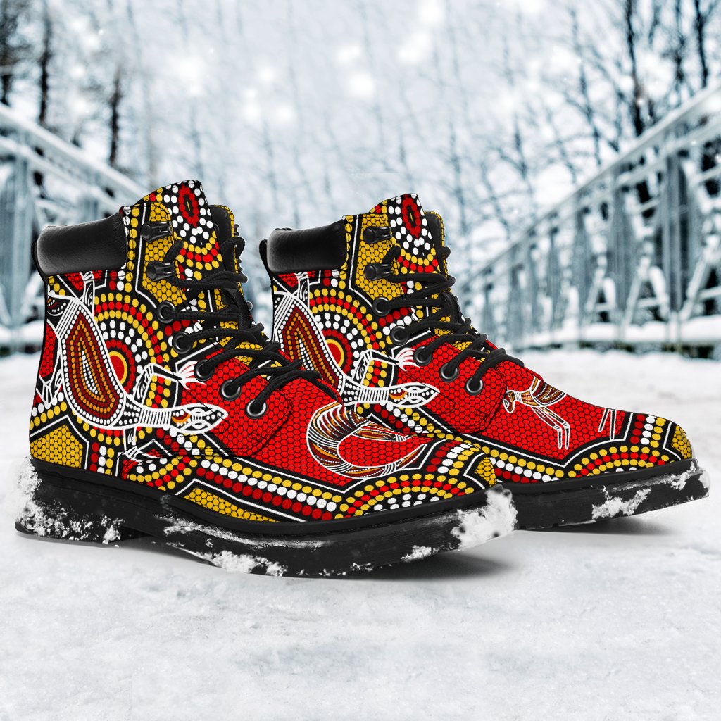 aboriginal-all-season-boots-kangaroo-dot-painting-patterns