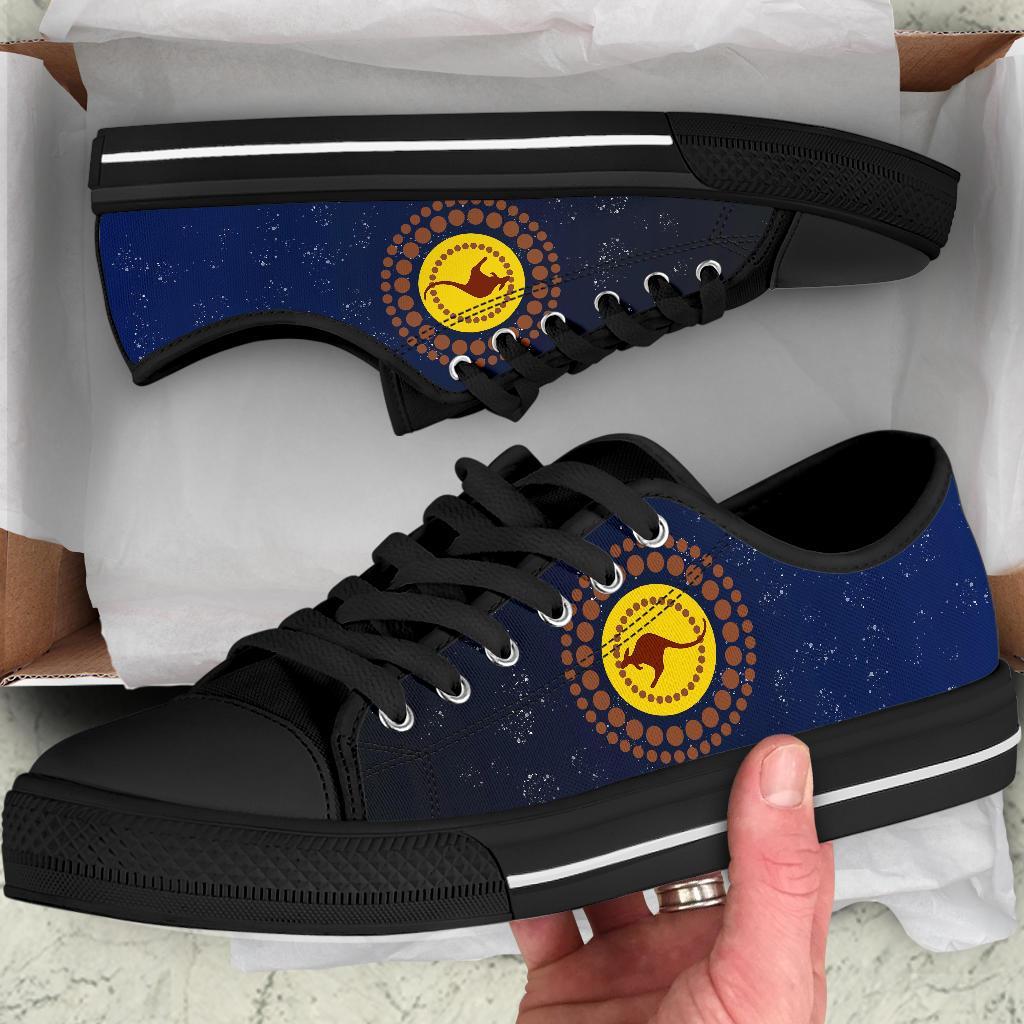 1staustralia-low-top-shoes-kangaroo-on-the-sun