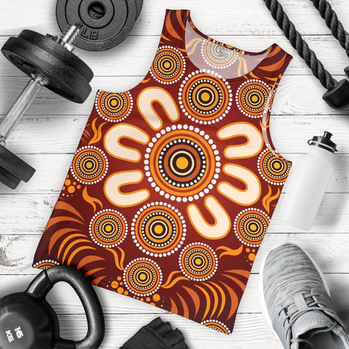 aboriginal-mens-tank-top-circle-flowers-patterns-ver03