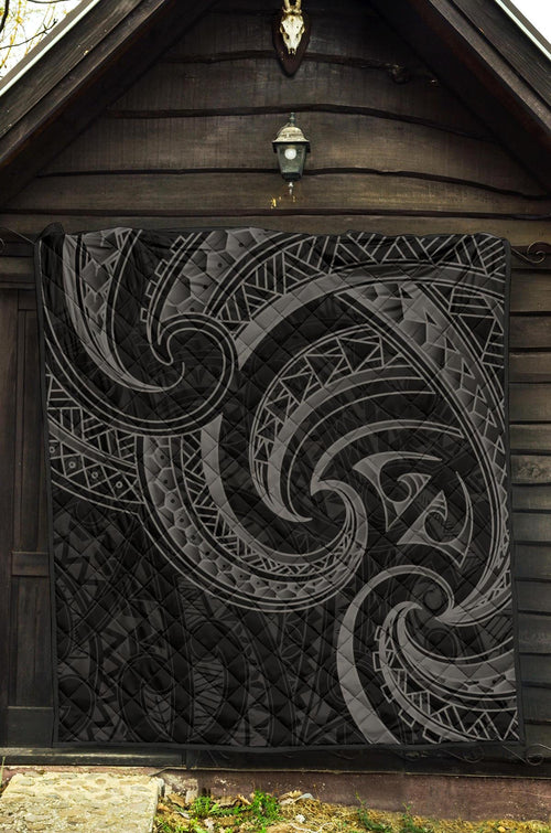 new-zealand-maori-mangopare-premium-quilt-polynesian-black