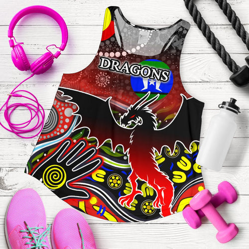 Color Dragons Women Racerback Tank Naidoc Week - Vibe Hoodie