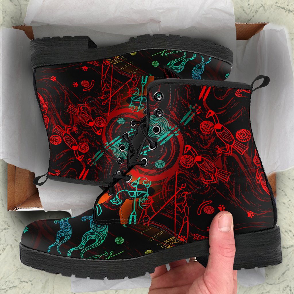 leather-boots-kangaroo-adults-indigenous-art